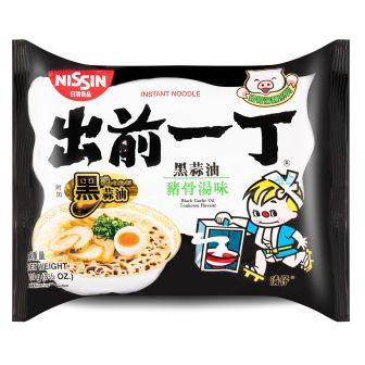 Nissin Black Garlic Oil Artificial Pork (Tonkotsu) Flavour Noodles 出前一丁 黑蒜油猪骨湯味麵