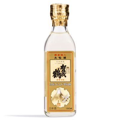 Kamotsuru Shuzo Tokusei Gold Daiginjo Sake With Sakura Gold Flake 賀茂鶴 特製純金箔入大吟釀 (S)