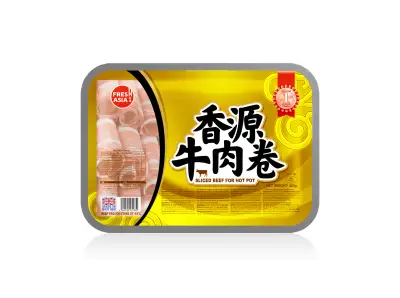 Freshasia Frozen Sliced Beef for Hot Pot 香源 牛肉卷
