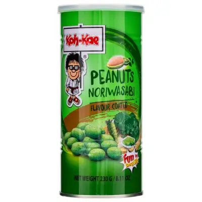 Koh-Kae Nori Wasabi Flavour Coated Peanuts 大哥 芥末味花生豆