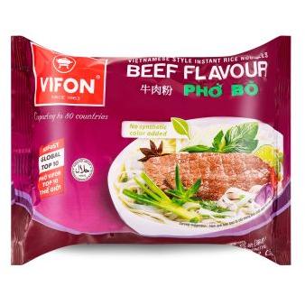 Vifon Beef Flavour Pho Bo Rice Noodle 牛肉粉