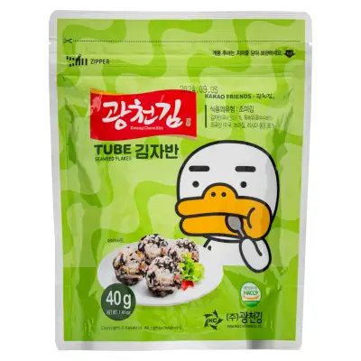 Kwang Cheon Kim Kakao Friends Tube Seaweed Flakes