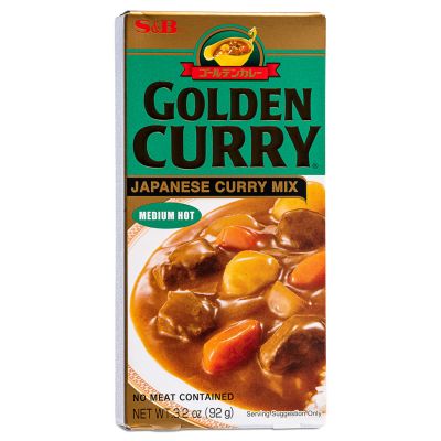 S&B Golden Curry Sauce Mix (Med / Hot)