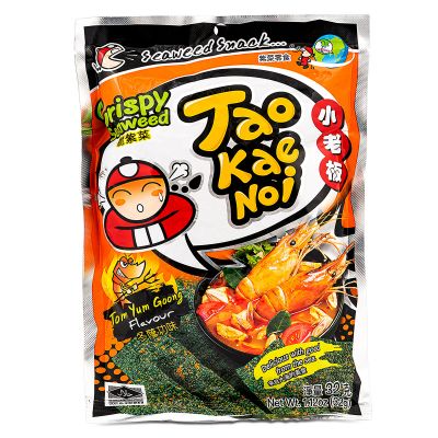 Tao Kae Noi Crispy Seaweed (Tom Yum Goong Flavour) 小老板 脆紫菜 (冬蔭功味)