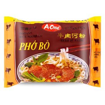A-One Beef Flavour Pho Rice Noodles 即食牛肉河粉